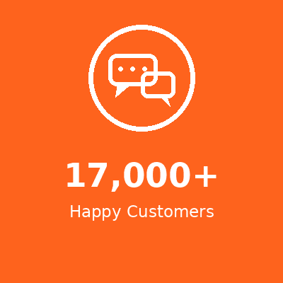 17,000 happy customers